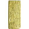 S.S. Central American Treasure Bar. (1857) Kellogg & Humbert gold bar No. 415. Weight: 38.33 oz. 882