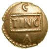 Image 1 : Celtic Coinage. Britain. The Regini and Atrebates. Tincomarus. Gold Quarter Stater (1.16 g, 10 mm). 