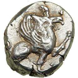 Ionia, Teos, c. 510-490 BC. AR Stater (11.85 g). VF