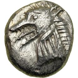 Karia, Kindya, c. 500-480 BC. AR Tetrobol (2.00 g). EF