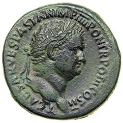 Jewish Coinage. Roman Judaea Capta Series. Titus, 79-81 CE. VF