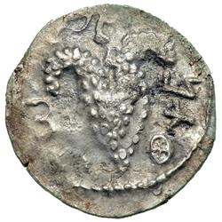 Jewish Coinage. The Bar Kokhba War, 132-135 CE. AR Denar (2.61 g) attributed to year 3 (134-135 CE).