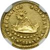 Image 2 : Bolivia. 1/2 Escudo, 1856-FJ. NGC MS62