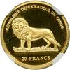 Image 2 : Congo (Democratic Republic). 20 Francs, 2003. NGC PF69