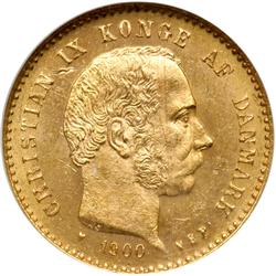 Denmark. 10 Kroner, 1900-VBP. NGC MS63