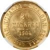 Image 2 : Finland. 20 Markkaa, 1904-L. NGC MS64