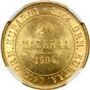 Image 2 : Finland. 20 Markkaa, 1904-L. NGC MS64