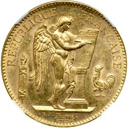 France. 100 Francs, 1907-A. NGC MS61