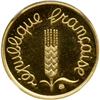 Image 1 : France. Gold Piefort 1 Centime, 1981. NGC PF65
