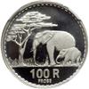Image 2 : Namibia. Platinum Probe (Essai) 100 Rands, 1987. NGC PF68