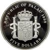 Image 2 : Palau. 5 Dollars struck in Palladium, 1999. NGC PF69