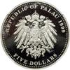 Image 2 : Palau. 5 Dollars struck in Palladium, 1999. NGC PF68