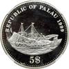 Image 2 : Palau. 5 Dollars struck in Palladium, 1999. NGC PF67