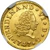 Image 1 : Spain. 1/2 Escudo, 1747-JB (Madrid). NGC MS62