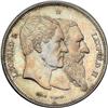 Image 1 : Belgium. 5 Francs, 1880. AEF