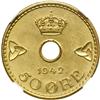 Image 1 : Norway. 50 Ore, 1942. NGC MS63