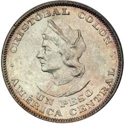 Salvador. Peso, 1911-C.A.M. AU