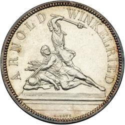 Switzerland. 5 Francs, 1861. EF-AU