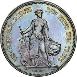 Switzerland. 5 Francs, 1885. EF