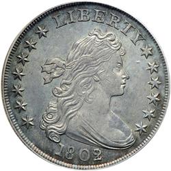 1802/1 Bust $1. Wide Date PCGS MS61