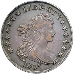 1803 Bust $1. Sm 3 PCGS AU53