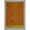 Image 1 : Keith Haring, Red & Yellow Bunny, Serigraph