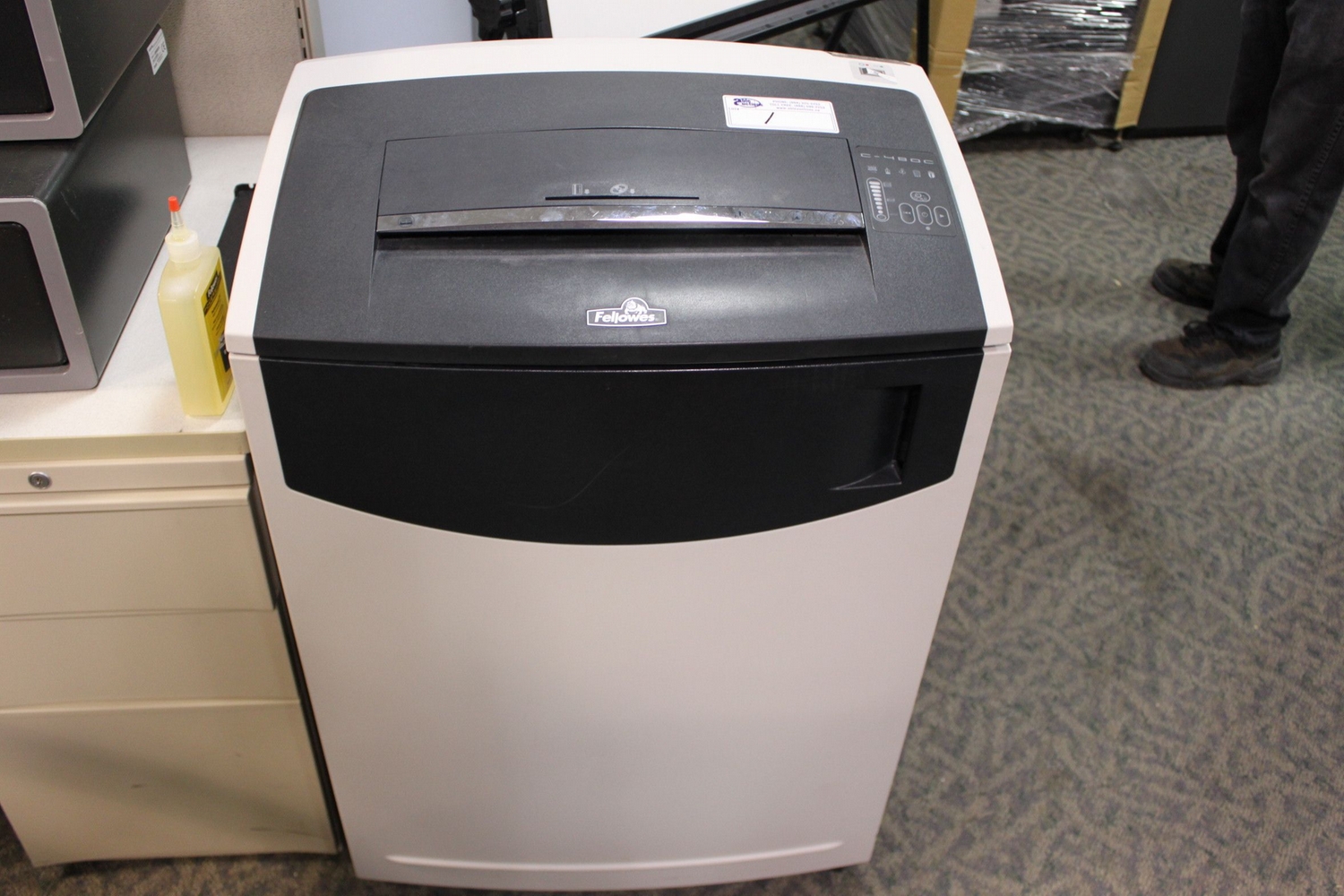 FELLOWES C480C HIGH SPEED CROSS CUT PAPER CUTTER