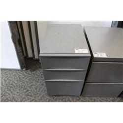 GREY 3 DRAWER FILE PEDESTAL