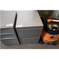 GREY 2 DRAWER LEGAL FILE CABINET