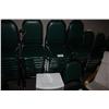 Image 1 : APPROX 60 GREEN STACKING BANQUET CHAIRS