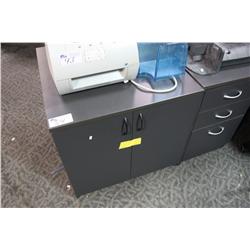 CHARCOAL GREY 2 DOOR CABINET