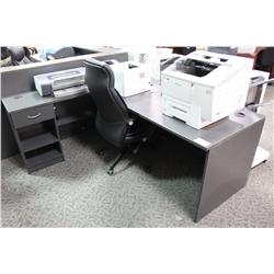 CHARCOAL GREY GALLERY DESK
