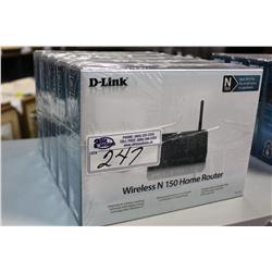 5 D-LINK WIRELESS N150 HOME ROUTERS