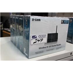5 D-LINK WIRELESS N150 HOME ROUTERS