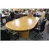 Image 1 : OAK 12FT BOARDROOM TABLE