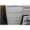 Image 1 : TAN 4 DRAWER LATERAL FILE CABINET