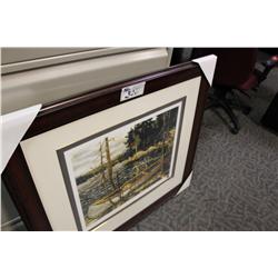 FRAMED LIMITED EDITION PRINT 84/1750