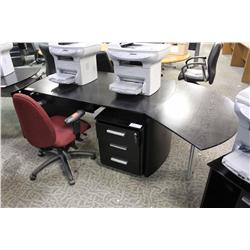 BLACK MODERN OFFICE DESK