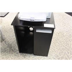 BLACK EQUIPMENT STAND