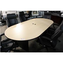 MAPLE 8FT BOARDROOM TABLE