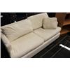 Image 1 : WHITE SOFA WITH 3 COFFEE TABLES