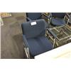 Image 1 : 3 BLUE CLIENT CHAIRS