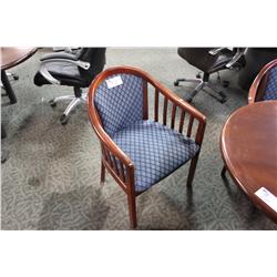 LOEWENSTEIN MAHOGANY FRAMED BOARDROOM CHAIR