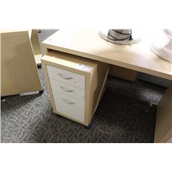 3 MAPLE MOBILE FILE PEDESTALS