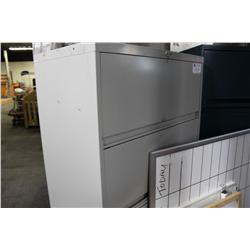 GREY 5 DRAWER LATERAL FILE CABINET
