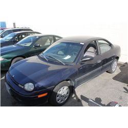 1998 BLUE DODGE NEON 4 DOOR SEDAN