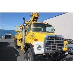 1985 YELLOW FORD 9000 BUCKET TRUCK