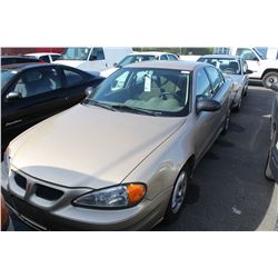 2004 BROWN PONTIAC GRANDAM 4DR SDN GAS 2 - 2L