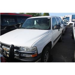 2006 WHITE CHEVY TAHOE 4DR SUV