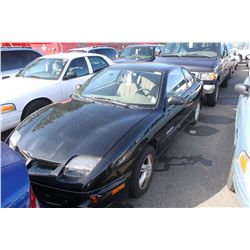 2002 BLACK PONTIAC SUNFIRE 2 DR COUPE